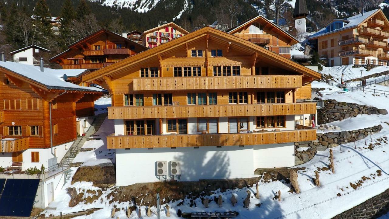 Holiday Flat #1, Chalet Aberot, Wengen, Switzerland Eksteriør bilde